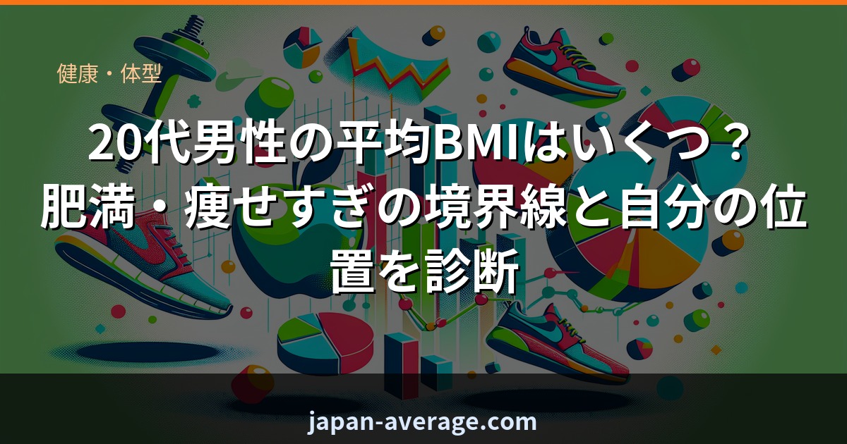 20代男性の平均BMIランク診断